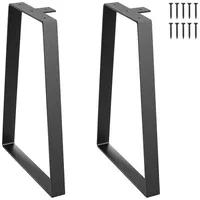 Vevor 2er-Set Tischkufen 406,4mm hoch Tischgestell 181kg Tragfähigkeit Tischbeine