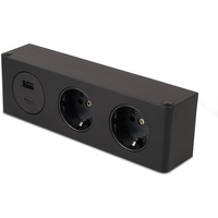 Kalb Material Für Möbel Steckdosenleiste 2x230V und 2x USB