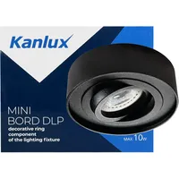 Kanlux S.A. Kanlux MINI BORD inbouwspot rond zwart