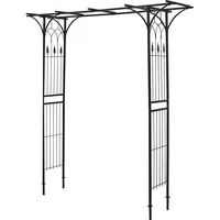 Wiltec Rankgitter Rosenbogen 205 x 50 x 208 cm,