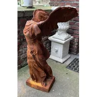 Casa Padrino Jugendstil Garten Deko Gusseisen Skulptur Rost H.