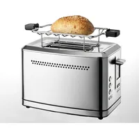Solis Zwei-Schlitz Toaster, Brötchenaufsatz, Wiedererhitzungsfunktion, Countdown