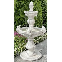 Casa Padrino Barock Springbrunnen Grau Ø 80 x H.