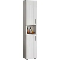 Trendteam Hochschrank Wons Weiß Hochglanz 37 cm