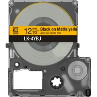 Epson LabelWorks LK-4YBJ - Schwarz auf Mattgelb - Rolle