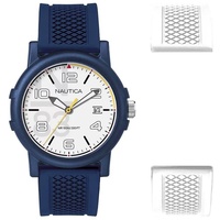 NAUTICA Herren Armbanduhr Blau NABLEME02