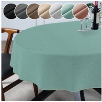 ANRO Tischdecke Mila Stoff abwaschbar Tischtuch Tafeldecke Jacquard Teflon