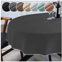 ANRO Tischdecke Mila Stoff abwaschbar Tischtuch Tafeldecke Jacquard Teflon