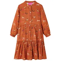 VidaXL Kinderkleid Cognac 140