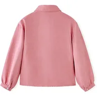 VidaXL Kinderbluse mit Laternenärmeln Altrosa 104 - Rosa