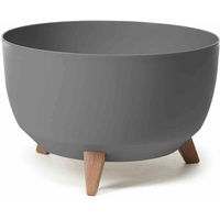 Siena Garden Pflanzgefäß Oslo Anthrazit Ø 40x25 cm