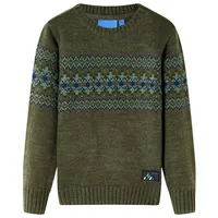 VidaXL Kinderpullover Gestrickt Khaki 116