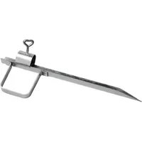 Doppler Schirmständer Dreibein Metall bis 50 mm Silber