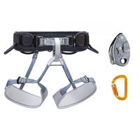 Petzl Corax Sm’D Kletterset (Größe 65-96CM, grau)