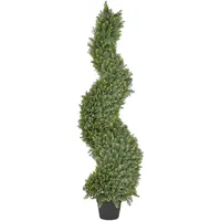 Beliani Kunstpflanzen Spiral Tree 126 cm
