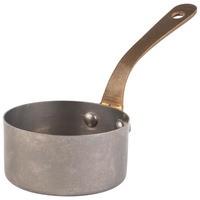 APS 40781 Serviertopf/Stielkasserolle "SNACKHOLDER", Edelstahl, Ø 7 cm, Höhe