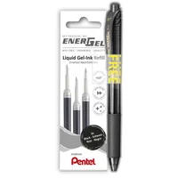 Pentel EnerGel Gelschreiberminen schwarz 0,35 mm 1 Set +