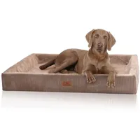 Knuffelwuff Hundebett Santiago Orthopädisch Cord M-L 85 x 65cm