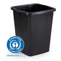 Durable Abfallbehälter DURABIN ECO Abfalleimer, Schwarz