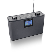 PEAQ PDR 190 DAB+ Radio, DAB+/FM, FM, DAB+, Schwarz