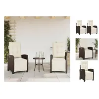 VidaXL Gartensessel mit Fußteil 58,8 x 69,4 x 34,3