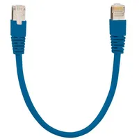 Rutenbeck Patchkabel PK Cat.6A is 0,5m bl