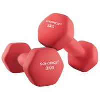 Songmics Hantelset, 2 x 3 kg, mit matter Beschichtung
