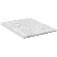 Vicco Küchenarbeitsplatte R-Line, Marmor Weiß 45 cm