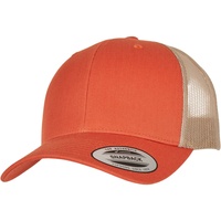 Flexfit Retro Trucker 2-Tone Baseballkappe, Rustic orange/Khaki, one Size