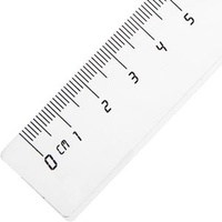 Stylex Lineal, transparent, 15 cm