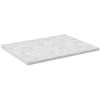 Vicco Küchenarbeitsplatte R-Line Marmor Weiß 80 cm