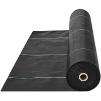 Vevor 170g/m2 Unkrautvlies Gartenvlies gegen Unkraut 0,9x76,2m Unkrautfolie aus