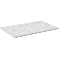 Vicco Küchenarbeitsplatte R-Line Marmor Weiß 97 cm