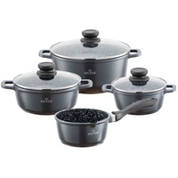 ZILNER modernes 7-teiliges Antihaft-Topfset induktionsfähig Töpfe Set, Kochtöpfe, Töpfe