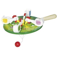 GoKi 53915 - 4 pickende Hühner