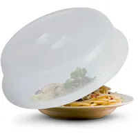 Pro Home Mikrowellenabdeckhaube, transparent - Ø26cm x 7cm,