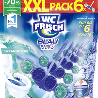 WC-Frisch WC Frisch Kraft Aktiv Duftspüler Blau Ozeanfrische 6er