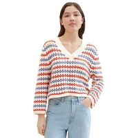 Tom Tailor Denim Damen Pullover mit V-Ausschnitt, 34684 -