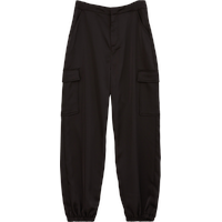 S.Oliver Loose: Parachute-Hose aus Satin schwarz 152