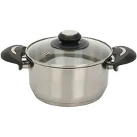 Koopmann International Kochtopf Ø 18 cm - mit Glasdeckel