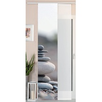 Gardinenbox 2er Set Schiebegardine Flächenvorhang Wildseide Optik und Voile