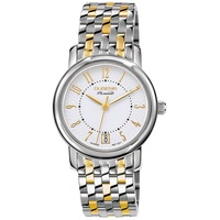 Dugena Damen-Armbanduhr Rondo Petit Arabica, Quarz, Edelstahl, Saphirglas, 5