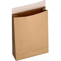 Flexipak Faltentaschen classic Fixverschluss DIN B4 ohne Fenster braun