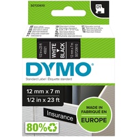 Dymo Original D1-Etikettenband | weiß auf schwarz | 12