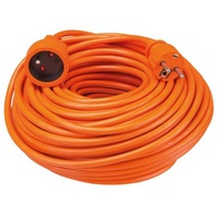Perel Verlängerungskabel, - 40 m - Orange - Stecker-Typ