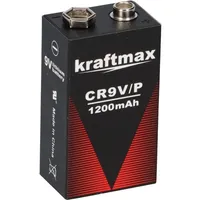 XCell Kraftmax Lithium 9V Block Hochleistungs- Batterien für Rauchmelder