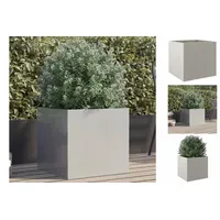 VidaXL Pflanzkübel Silbern 49x47x46 cm Edelstahl