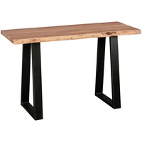 Wohnling Konsolentisch Gaya Massivholz Akazie, Schreibtisch 120 cm breit
