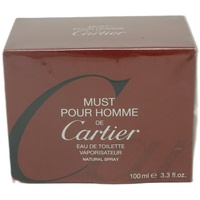 Cartier Must pour Homme Eau de Toilette Spray 100ml