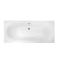 Belvit Vienna Acryl Badewanne Rechteckig Mittelanschluss 180x80cm + Standfüße
